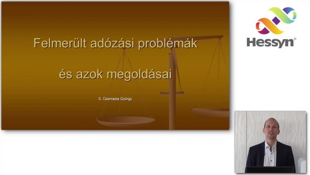 Ajánló - S. Csizmazia György - Adózási Problémák Megoldásai E-learning Fórum I.